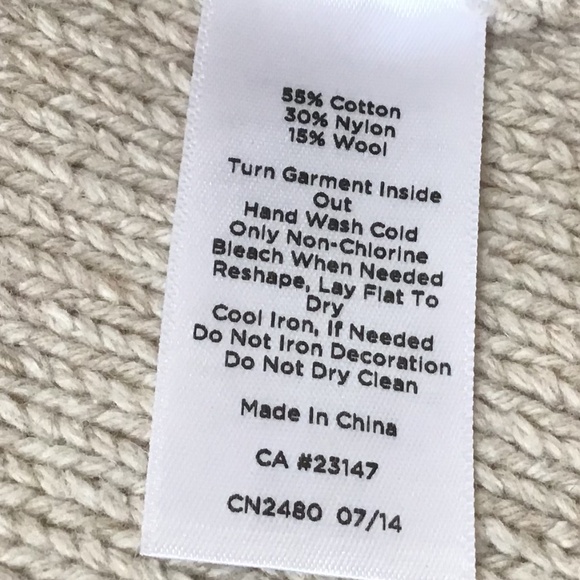 Talbots Cable Knit Sweater Jewel Embellished Small EUC - Picture 6 of 10